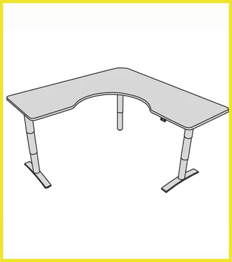Vox Adjustable Wrap Corner Desk