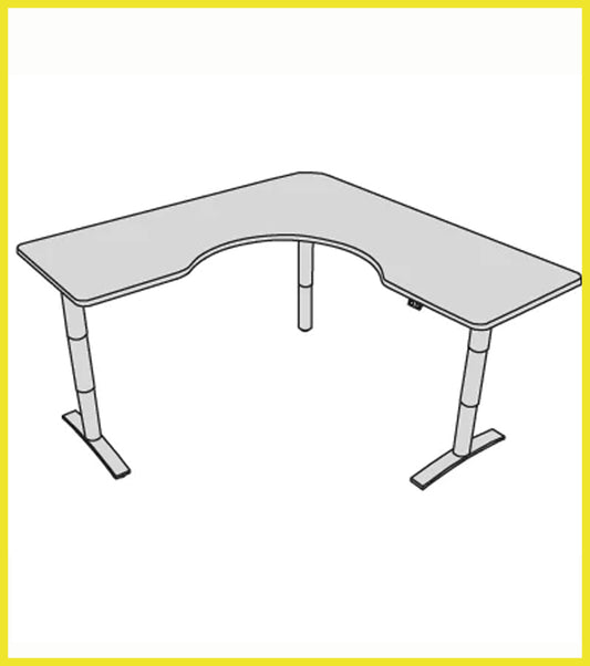 Vox Adjustable Wrap Corner Desk