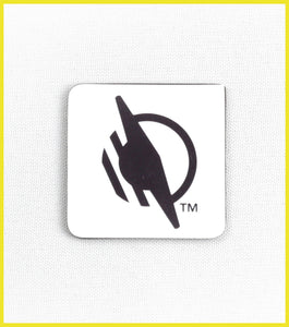 Image of a WayTag Magnet for the WayAround Audio Labeling System