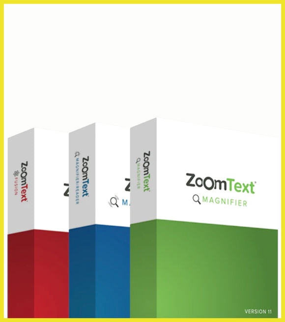 Boxes of Zoomtext Screen Magnifier